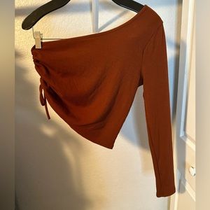 Caution To The Wind One Shoulder Top